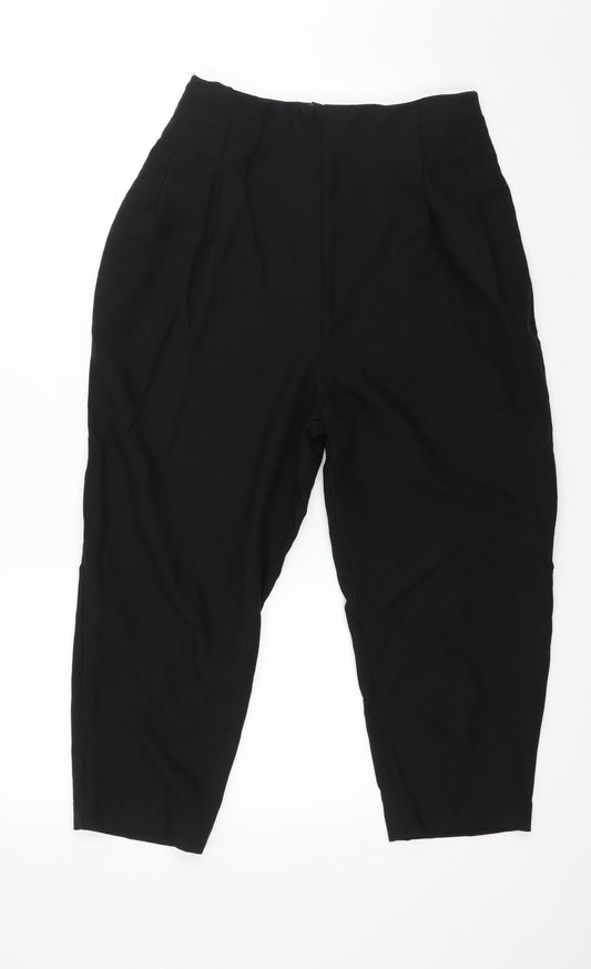 Womens UK Size 8 ASOS Regular Fit  Black Trousers