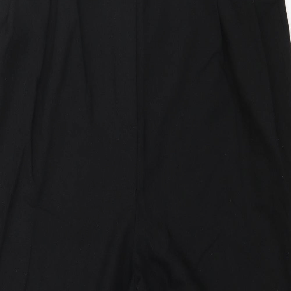 Womens UK Size 8 ASOS Regular Fit  Black Trousers
