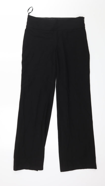 Monsoon Womens Black   Trousers  Size 8 L29 in