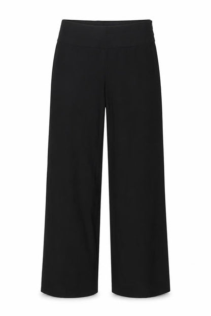 Womens UK Size 8 Monsoon Regular Fit  Black Trousers