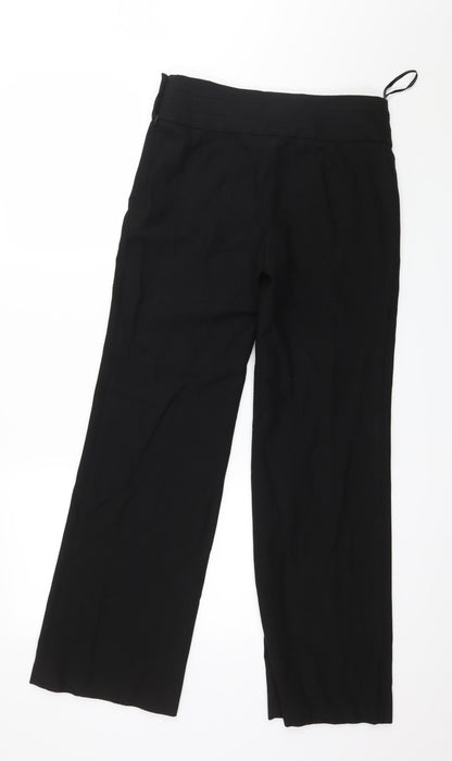 Monsoon Womens Black   Trousers  Size 8 L29 in