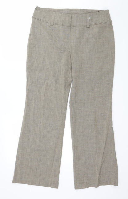 Womens UK Size 14 Marks and Spencer Regular Fit  Brown Trousers
