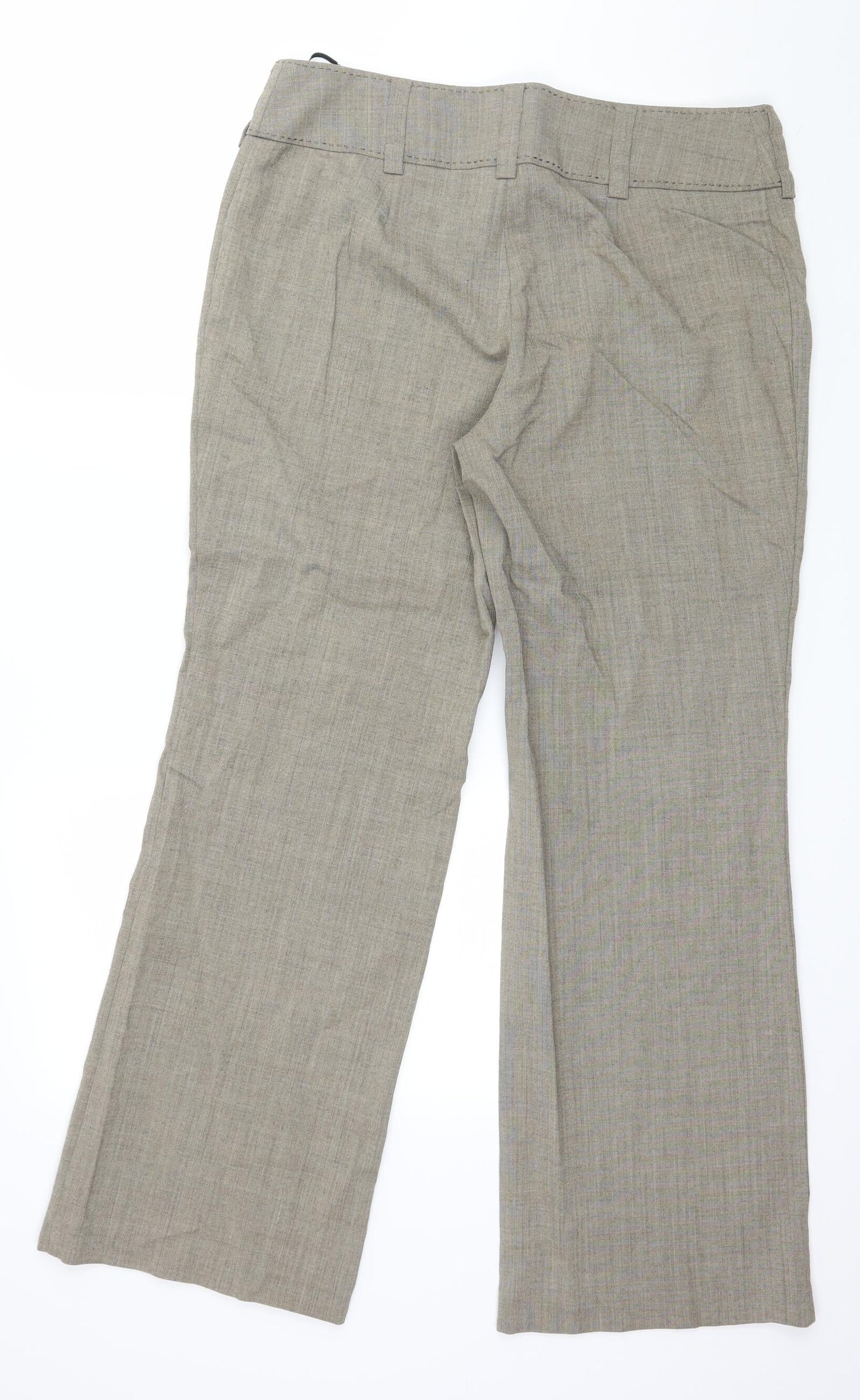 Womens UK Size 14 Marks and Spencer Regular Fit  Brown Trousers