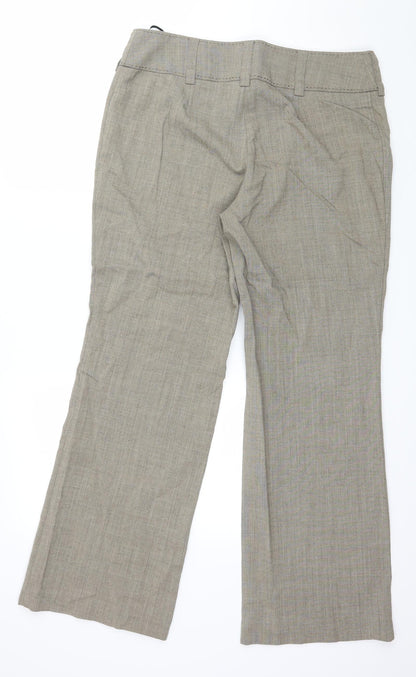 Womens UK Size 14 Marks and Spencer Regular Fit  Brown Trousers