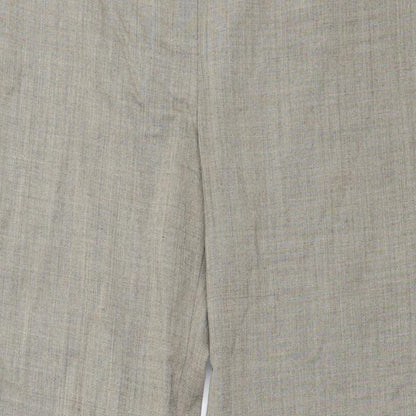 Womens UK Size 14 Marks and Spencer Regular Fit  Brown Trousers