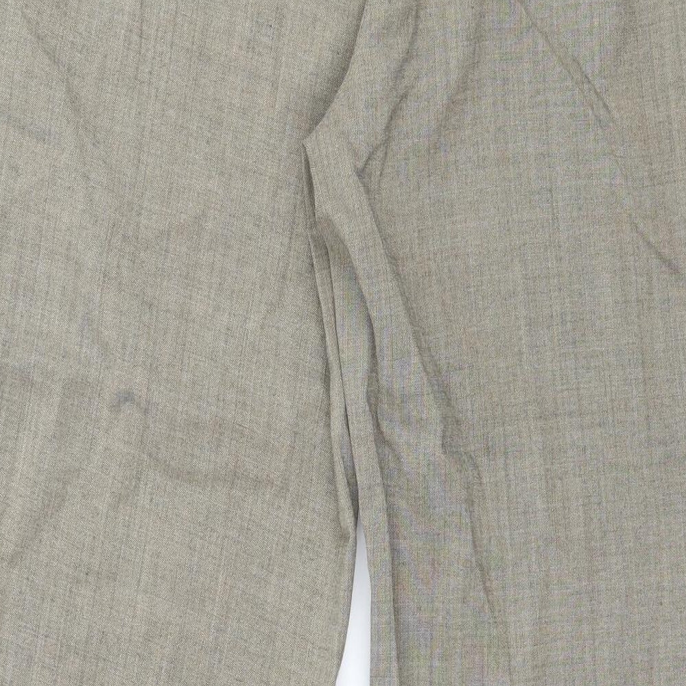 Womens UK Size 14 Marks and Spencer Regular Fit  Brown Trousers