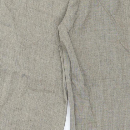 Womens UK Size 14 Marks and Spencer Regular Fit  Brown Trousers