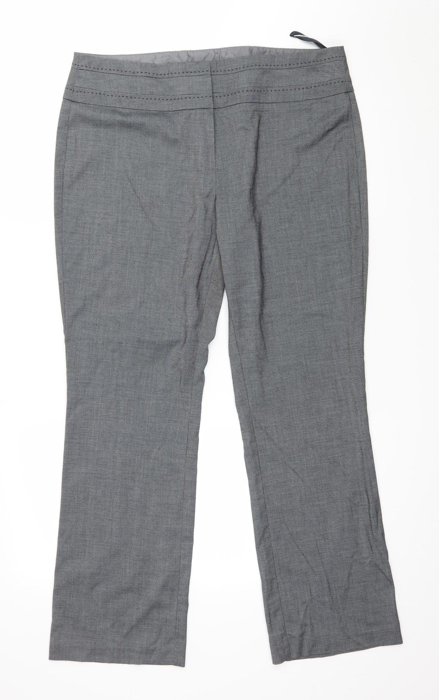 Debenhams Womens Grey   Trousers  Size 14 L29 in