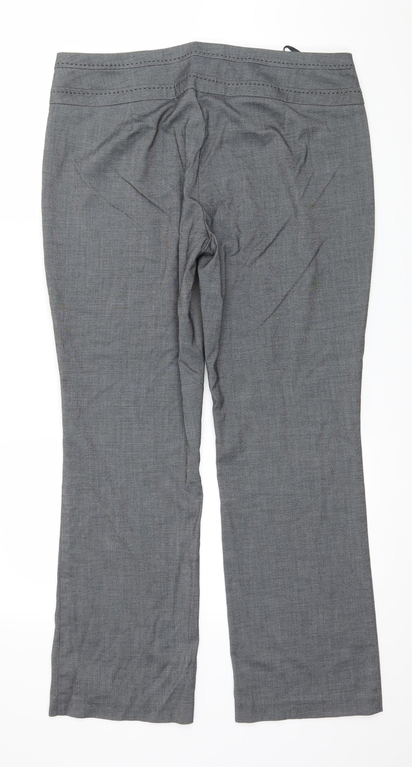 Debenhams Womens Grey   Trousers  Size 14 L29 in
