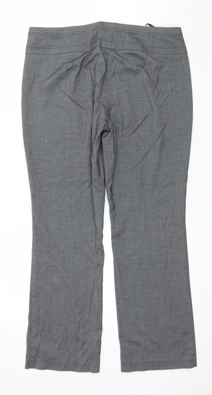 Debenhams Womens Grey   Trousers  Size 14 L29 in