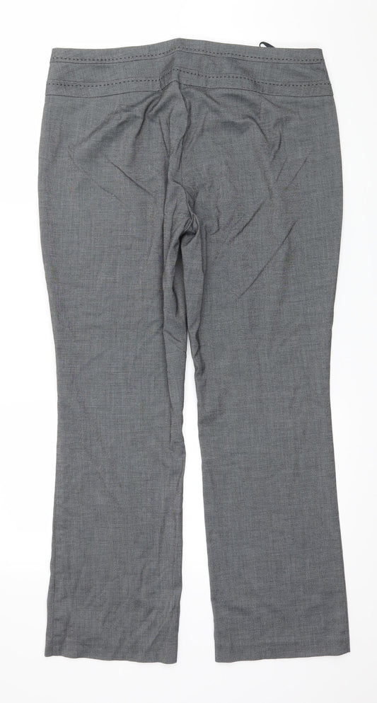 Debenhams Womens Grey   Trousers  Size 14 L29 in