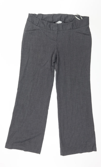 Womens UK Size 14 Dorothy Perkins Regular Fit  Grey Trousers
