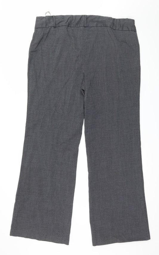 Womens UK Size 14 Dorothy Perkins Regular Fit  Grey Trousers