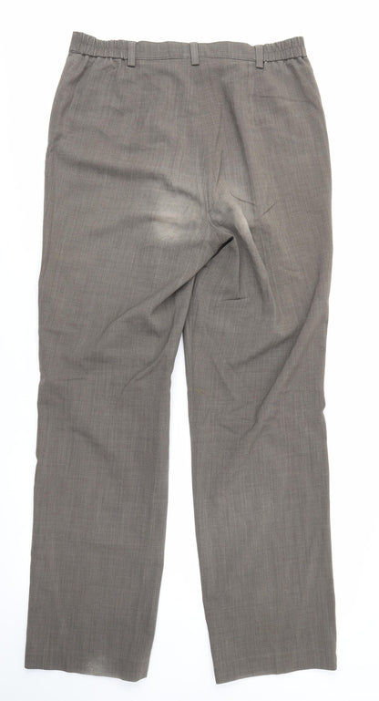 GARDEUR Womens Brown   Trousers  Size 14 L30 in