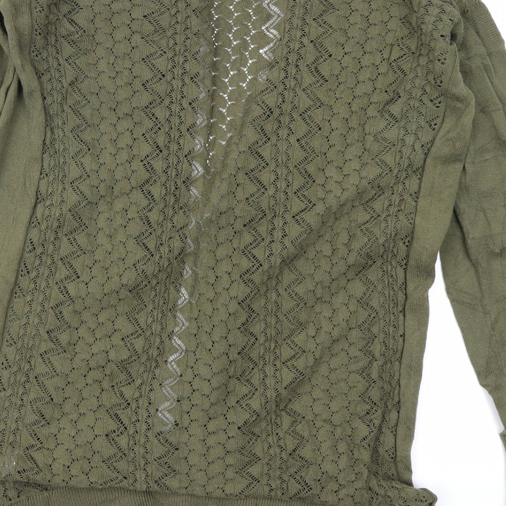 Peacocks Womens Green   Cardigan Jumper Size 10