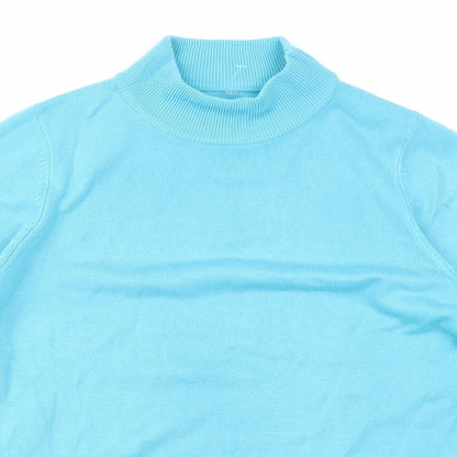 M&S Womens Blue   Pullover Jumper Size 10