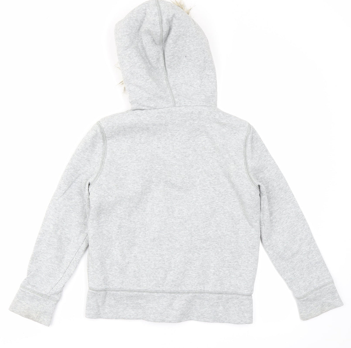 Back view of Gap girls’ grey jacket, size 8, years