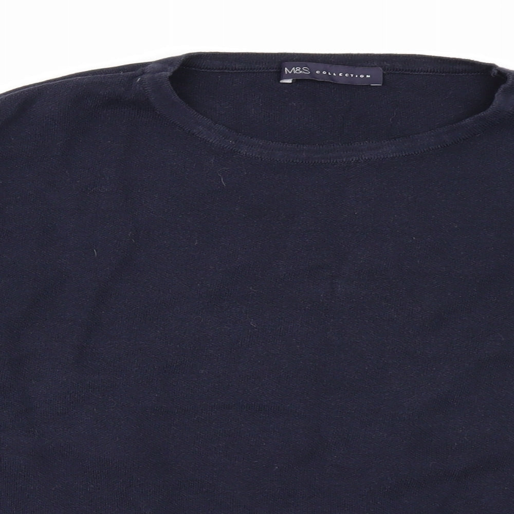 M&S collection Womens Blue   Pullover Jumper Size 10