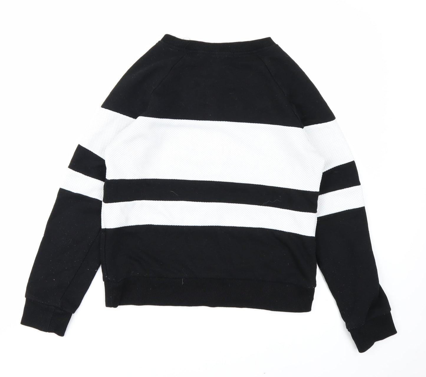 Womens UK Size S FOREVER 21 Black Pullover Sweatshirt
