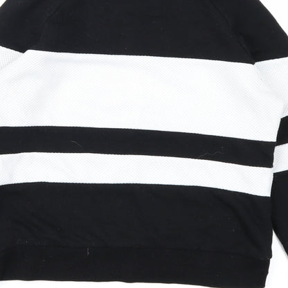 Womens UK Size S FOREVER 21 Black Pullover Sweatshirt