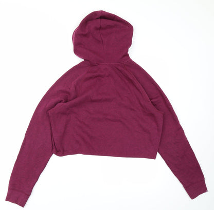 Divided Womens Purple   Pullover Hoodie Size S  - cropped