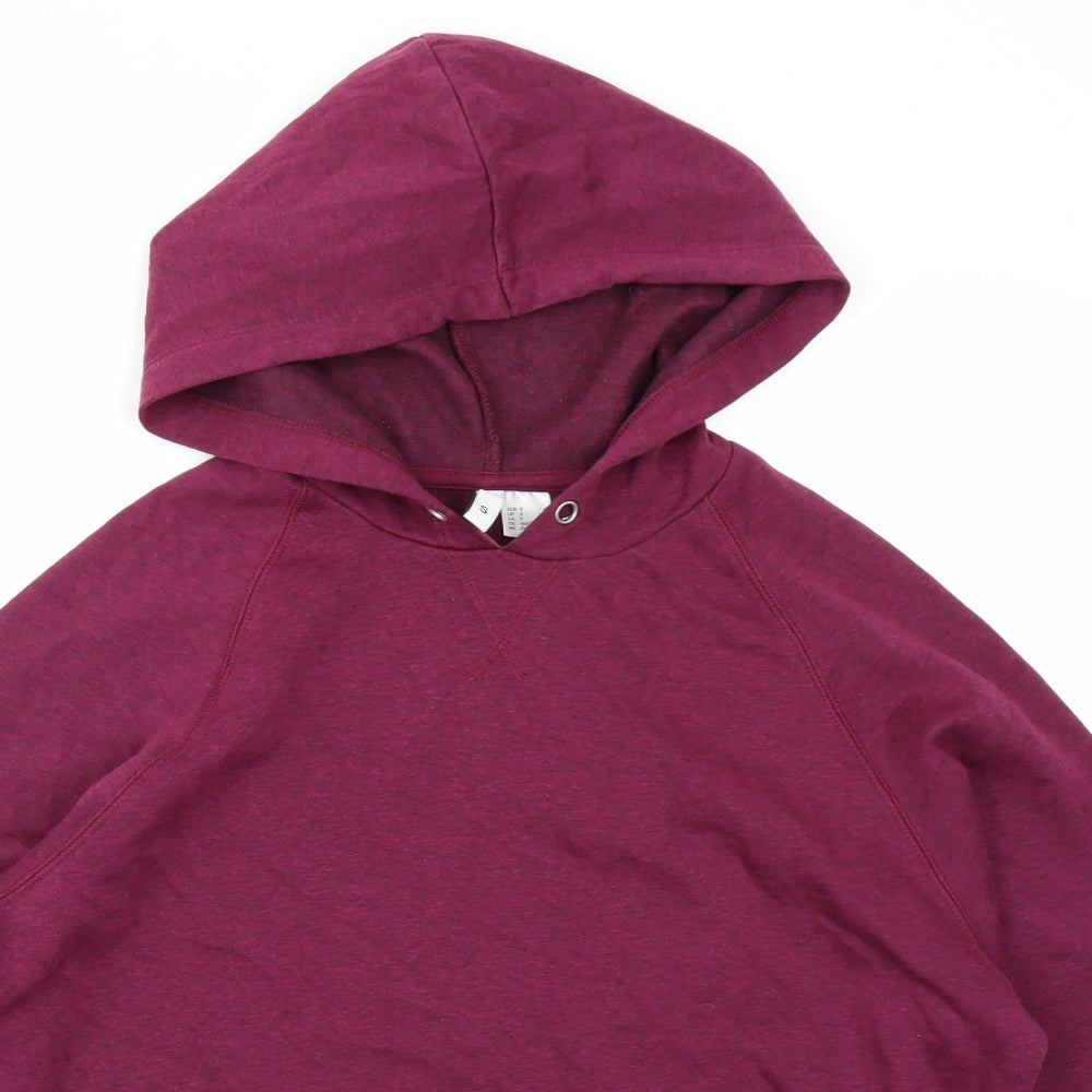 Divided Womens Purple   Pullover Hoodie Size S  - cropped