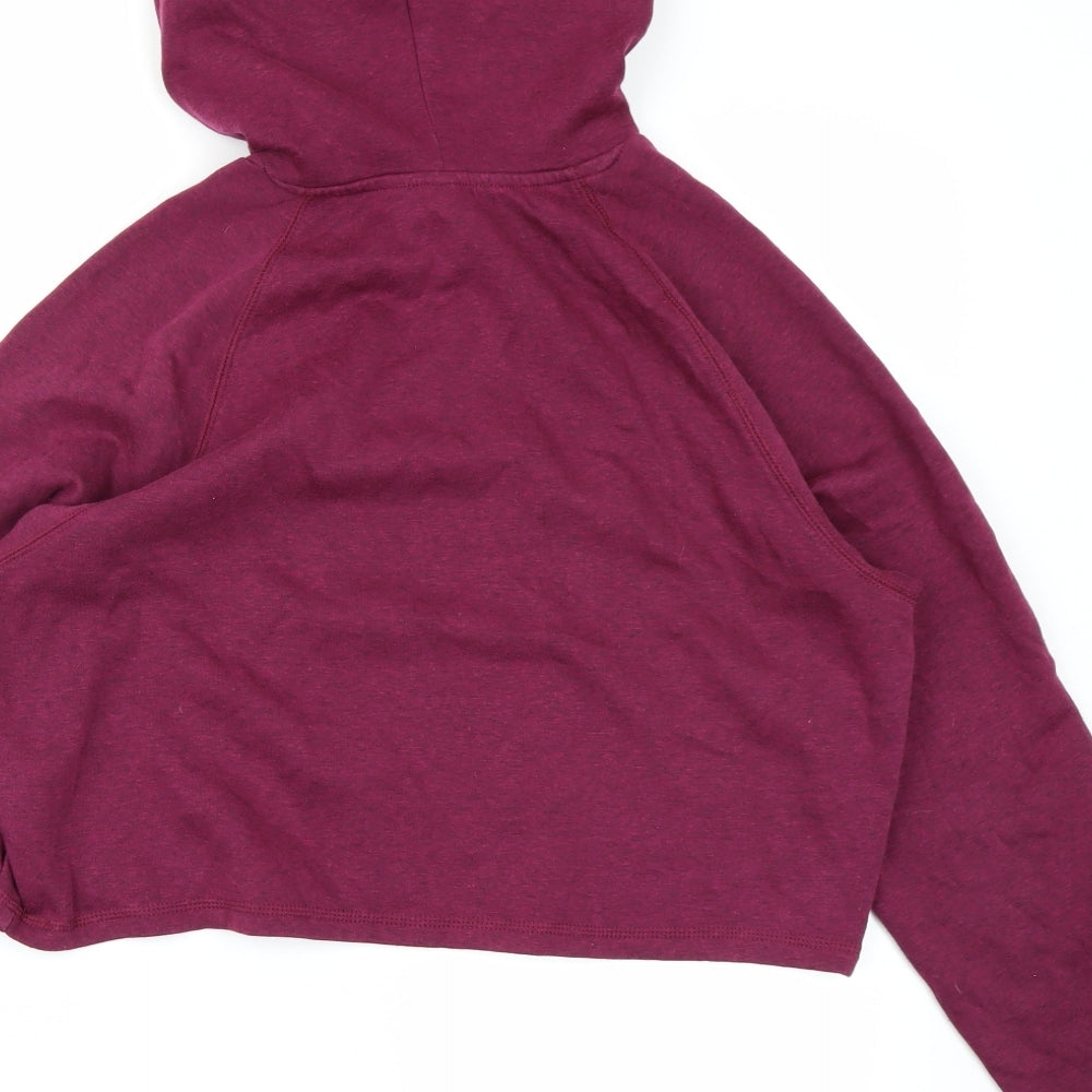 Divided Womens Purple   Pullover Hoodie Size S  - cropped