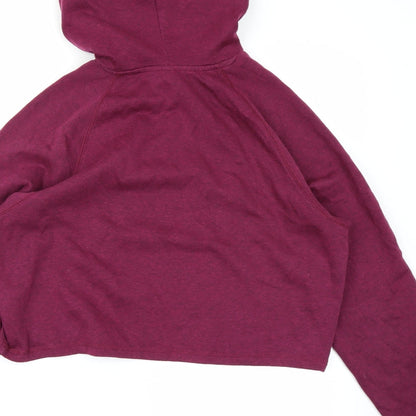 Divided Womens Purple   Pullover Hoodie Size S  - cropped