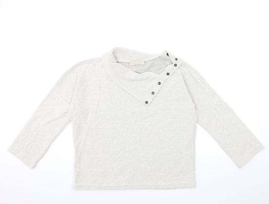 Zara Womens Beige  Knit Pullover Jumper Size M