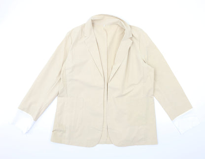 Womens UK Size 2XL Preworn Beige Jacket