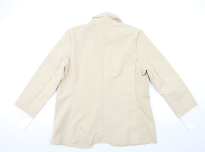 Womens UK Size 2XL Preworn Beige Jacket