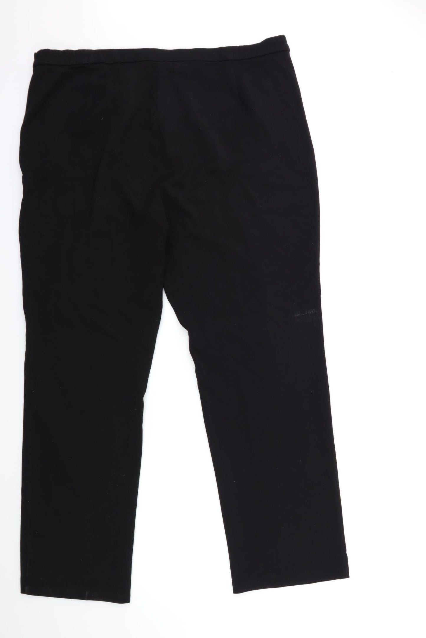 Womens UK Size 18 Marks and Spencer Regular Fit  Black Trousers