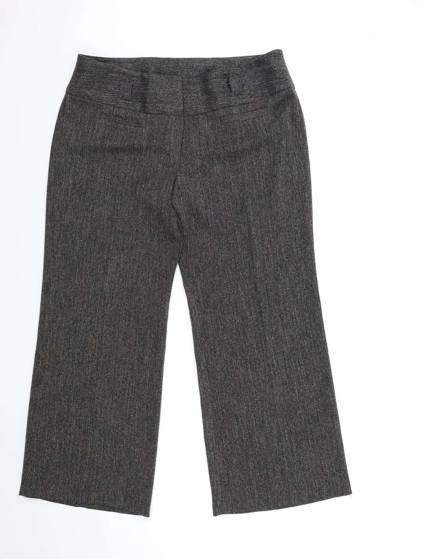 Womens UK Size 34 in Dorothy Perkins Regular Fit  Grey Trousers