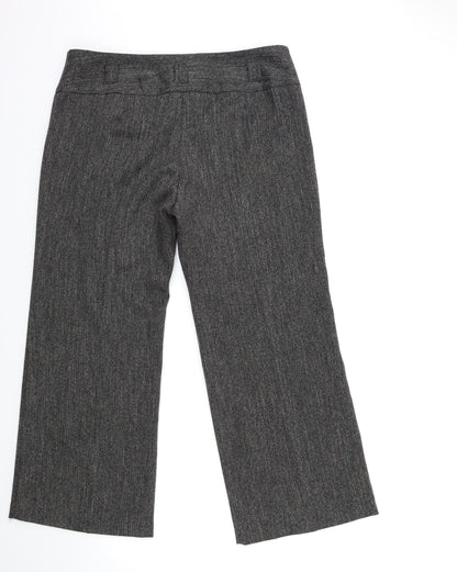 Womens UK Size 34 in Dorothy Perkins Regular Fit  Grey Trousers