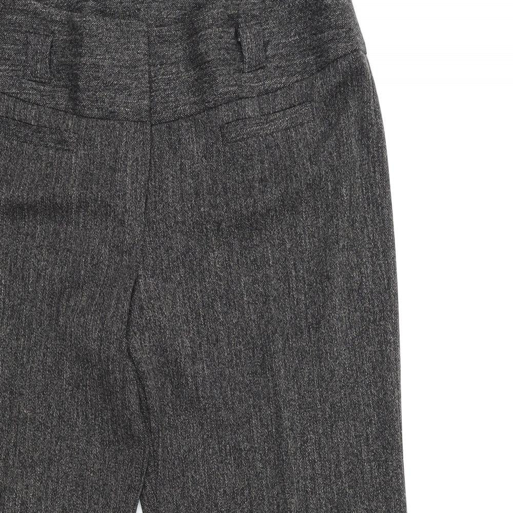 Womens UK Size 34 in Dorothy Perkins Regular Fit  Grey Trousers