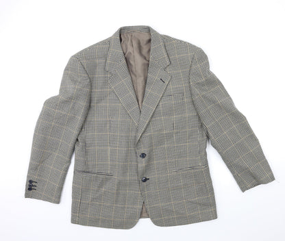 Mens UK Size 40 Preworn Regular Beige Suit Jacket