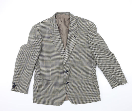 Mens UK Size 40 Preworn Regular Beige Suit Jacket