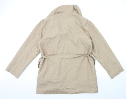 Womens UK Size 14 La Redoute Brown Overcoat