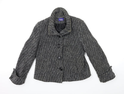 Womens UK Size 12 kesta Grey Overcoat