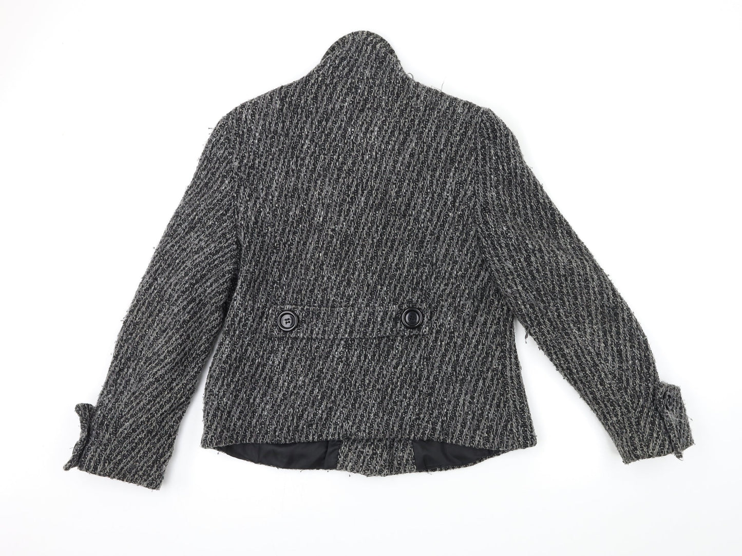 Womens UK Size 12 kesta Grey Overcoat