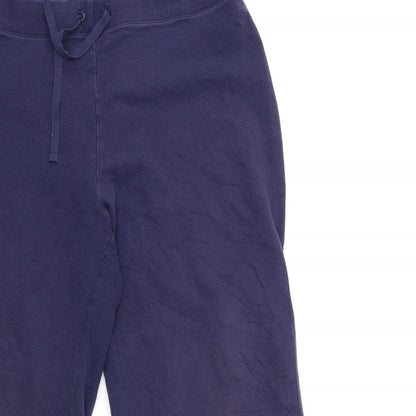 Womens UK Size 14 Marks and Spencer Regular Fit  Blue Trousers