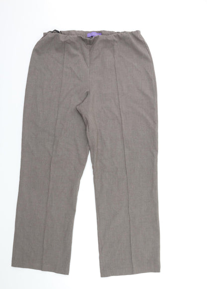 Autonomy Womens Grey   Trousers  Size 16 L27 in