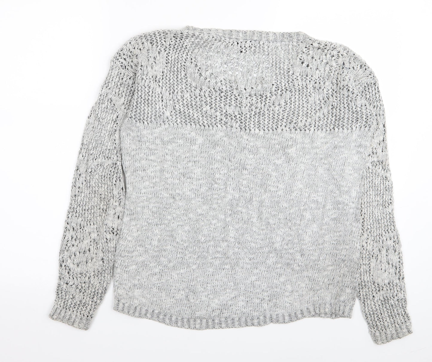 Warehouse Womens Grey   Pullover Jumper Size 8