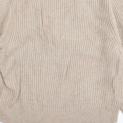 uuu Womens Beige   Pullover Jumper Size M