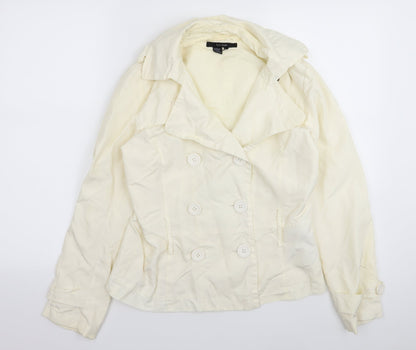 Womens UK Size M Zara White Jacket