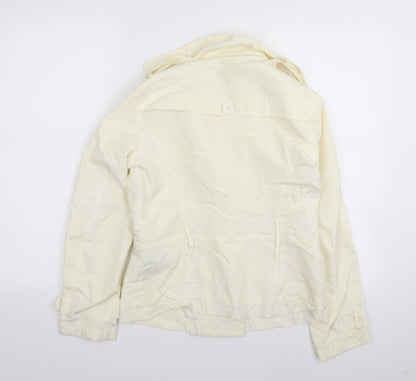 Womens UK Size M Zara White Jacket