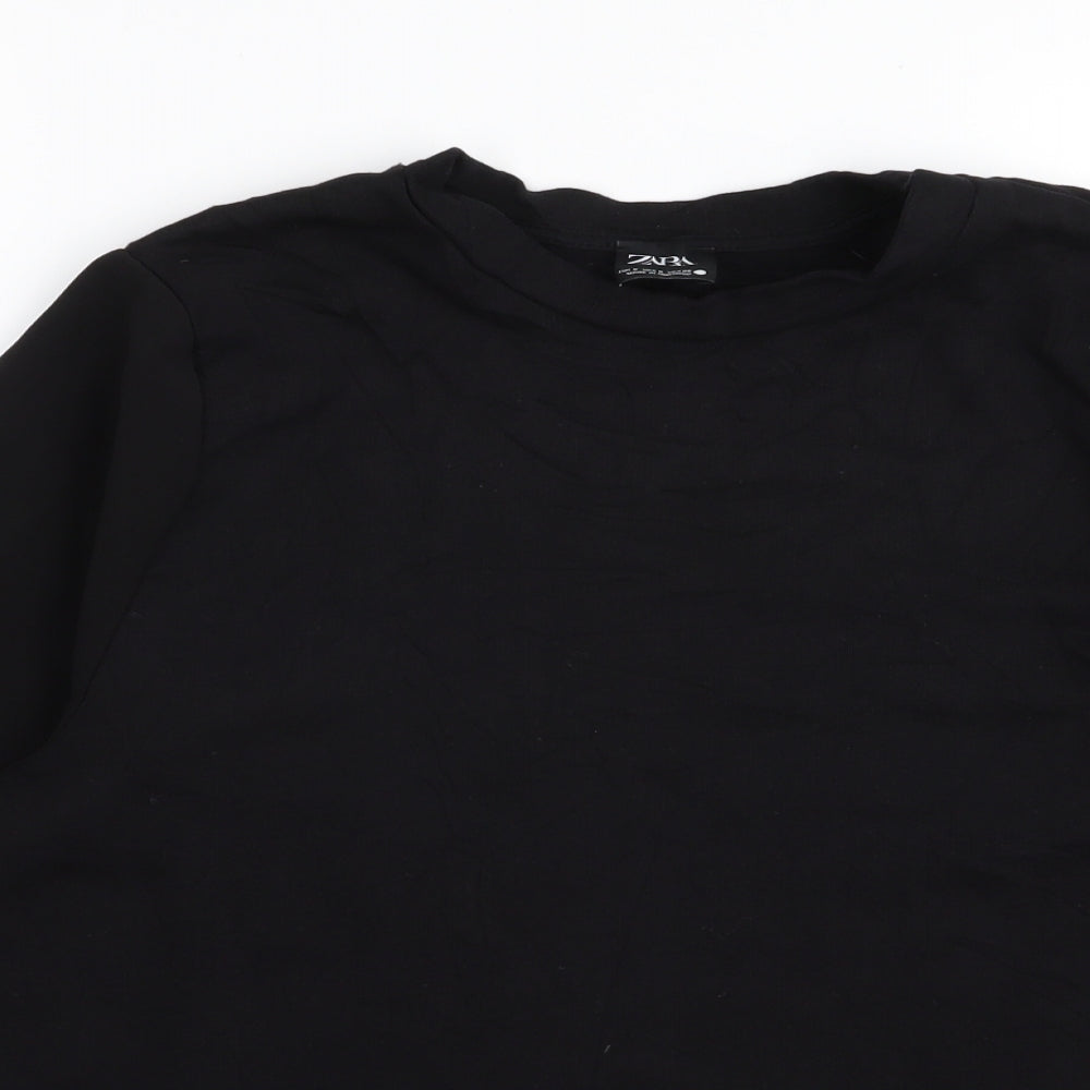 Zara Womens Black   Pullover Jumper Size S