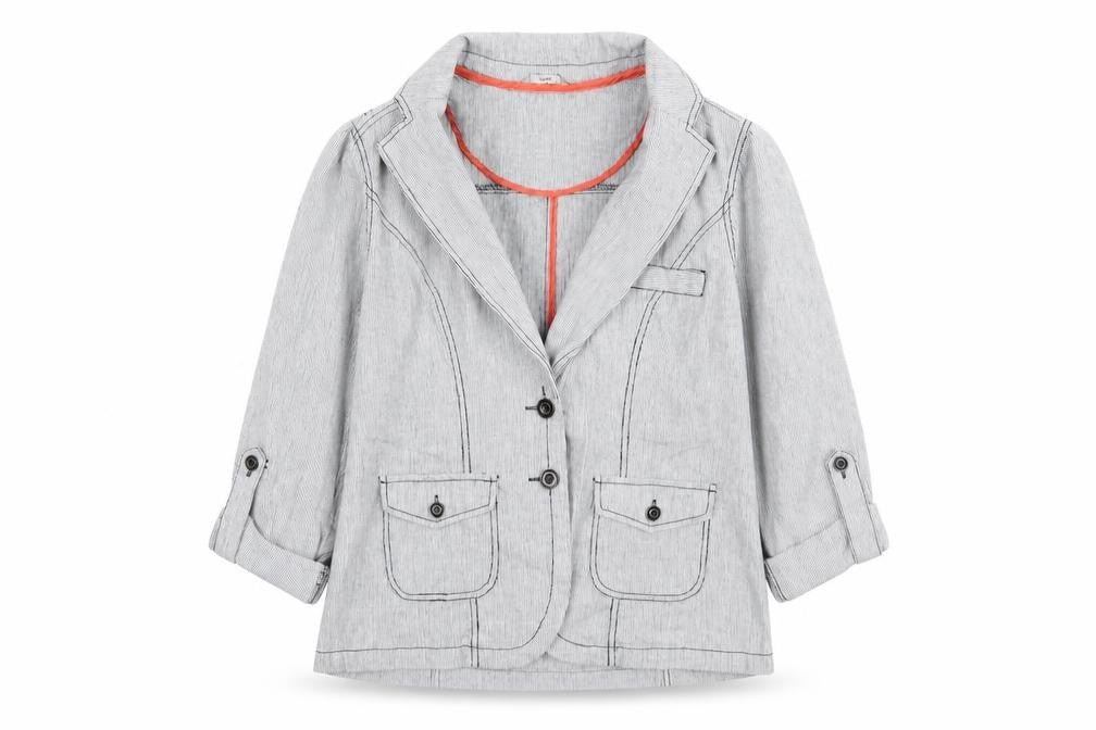Womens UK Size 14 M&Co Regular Grey Blazer