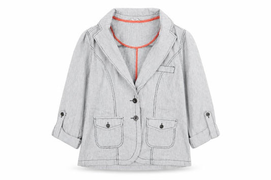 Womens UK Size 14 M&Co Regular Grey Blazer