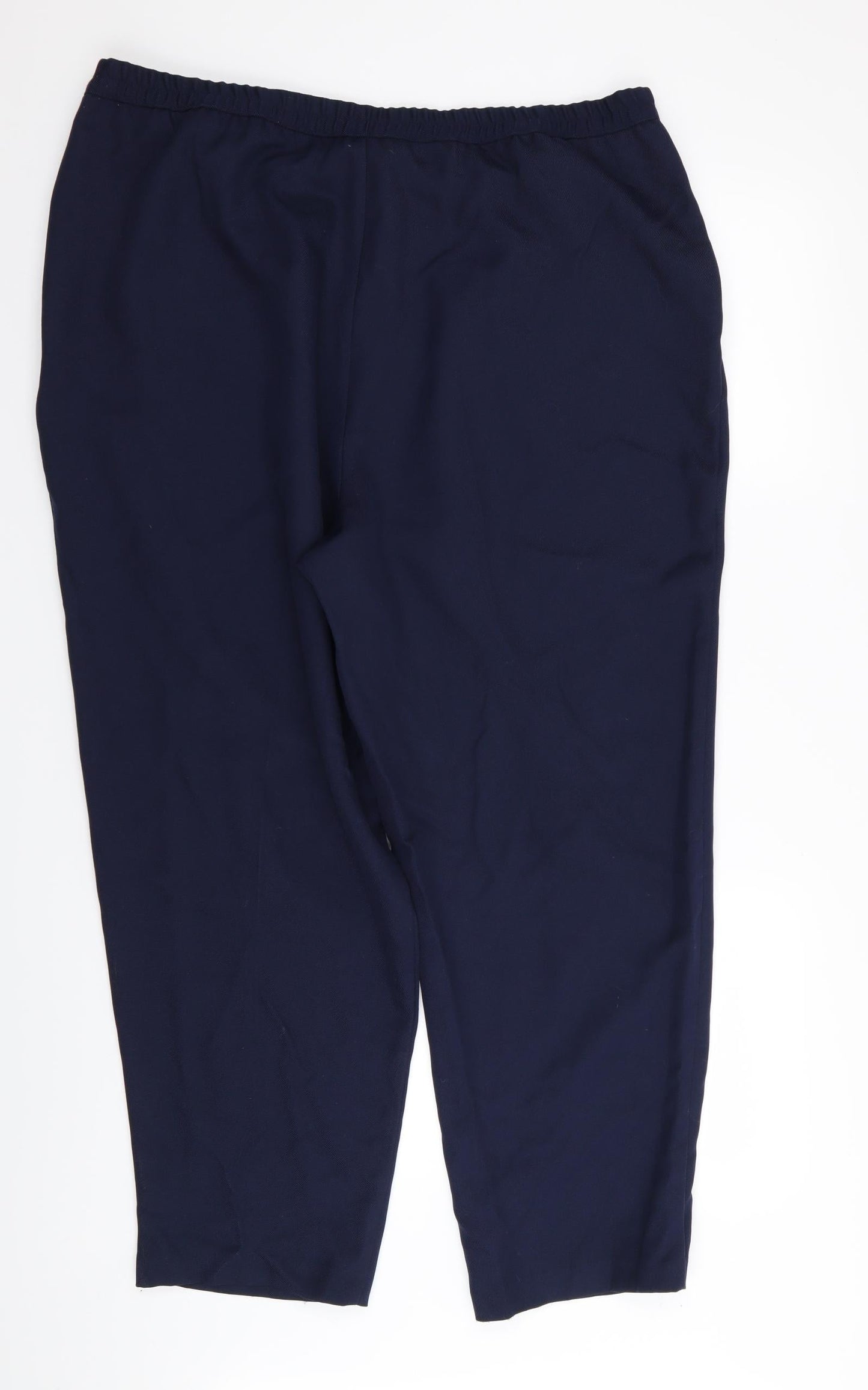 Womens UK Size 22 Slimtru Regular Fit  Blue Trousers